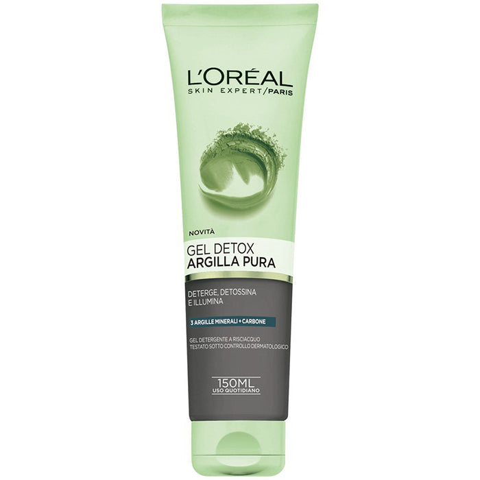 L'OREAL SKIN EXPERT GELDETOX ARGILLA PURA 150 ML - Tre Pi Profumerie