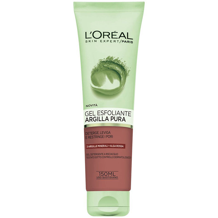 L'OREAL SKIN EXPERT GELESFOLIANTE ARGILLA PURA 150 ML - Tre Pi Profumerie