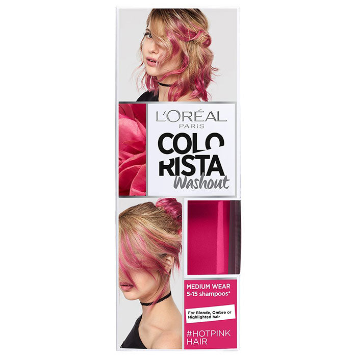 L'OREAL HAIR COLORIST COLORISTA WASHOUT HOTPINK HAIR 80 ML - Tre Pi Profumerie