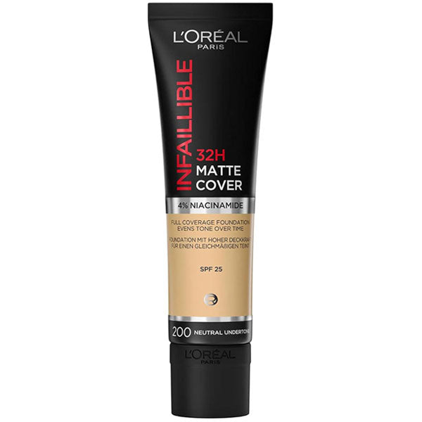 L'OREAL FONDOTINTA INFAILLIBLE 32H MATTE SABLE DORE 200 - Tre Pi Profumerie