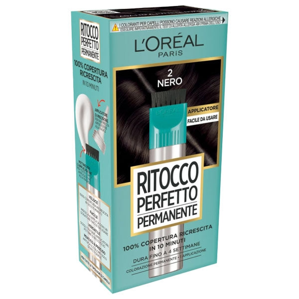 L'OREAL PARIS RITOCCO PERFETTO PERMANENTE 2 NERO - Tre Pi Profumerie