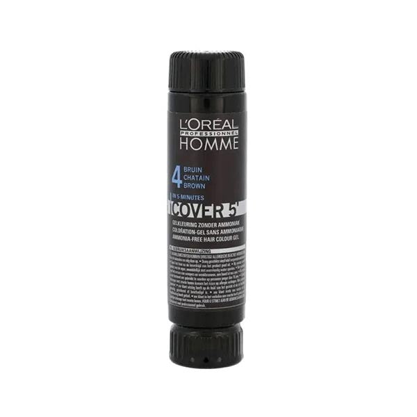 L'OREAL PROFESSIONNEL HOMME COLORAZIONE GEL CASTANO 4 - Tre Pi Profumerie