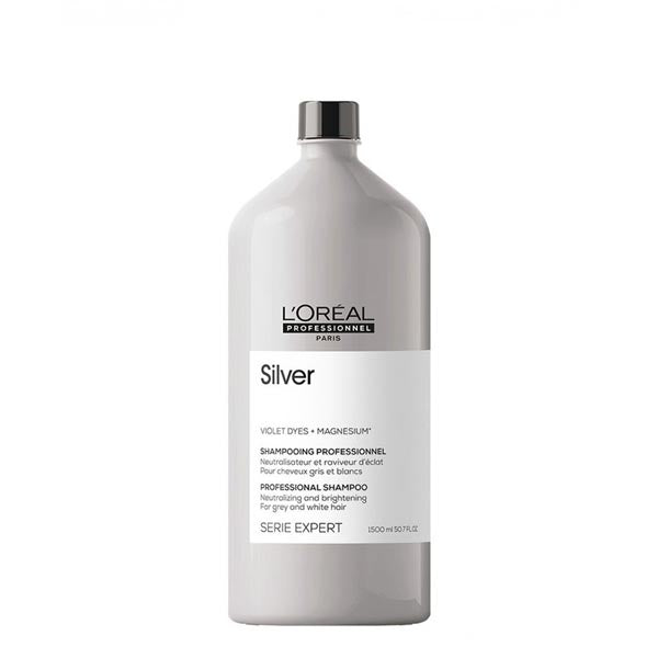 L'OREAL PROFESSIONNEL SERIE EXPERT SHAMPOO SILVER 1500 ML - Tre Pi Profumerie