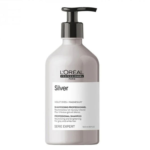 L'OREAL PROFESSIONNEL SERIE EXPERT SHAMPOO SILVER 500 ML - Tre Pi Profumerie