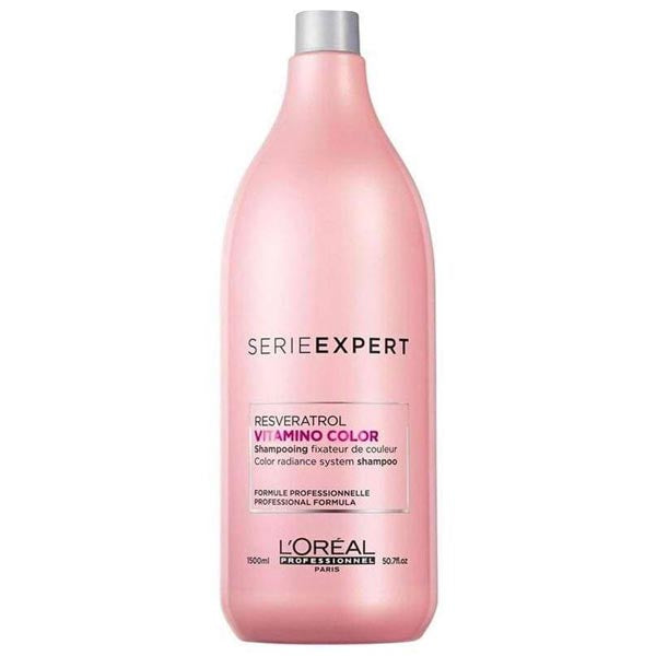 L'OREAL PROFESSIONNEL SERIE EXPERT SHAMPOO VITAMINO COLOR 1500ML - Tre Pi Profumerie