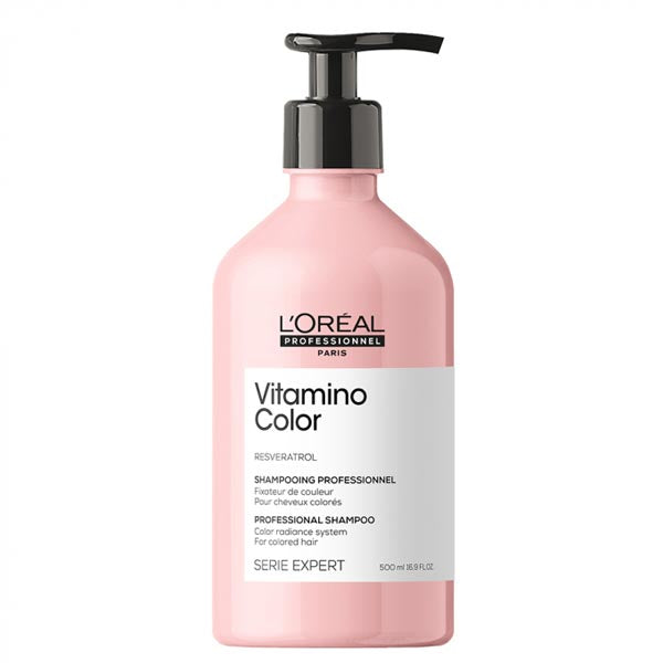 L'OREAL PROFESSIONNEL SERIE EXPERT SHAMPOO VITAMINO COLOR 500 ML - Tre Pi Profumerie