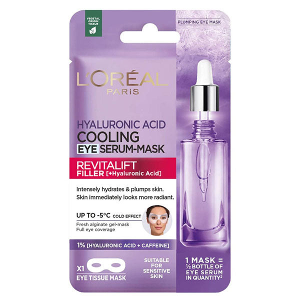 L'OREAL REVITALIFT FILLER MASCHERA-SIERO CONTORNO OCCHI IN GEL - Tre Pi Profumerie