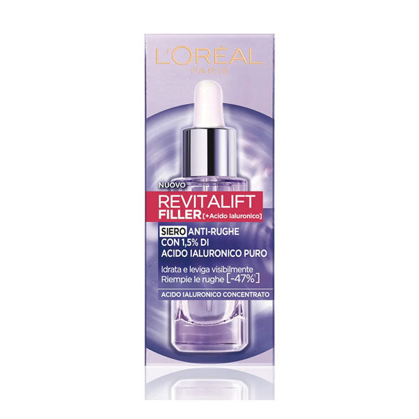 L'OREAL REVITALIFT FILLER HA SIERO ALL'ACIDO IALURONICO 30 ML - Tre Pi Profumerie