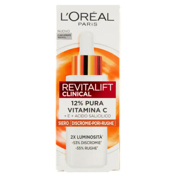 L'OREAL REVITALIFT SIERO CLINICAL 12% PURA VITAMINA C 30 ML - Tre Pi Profumerie