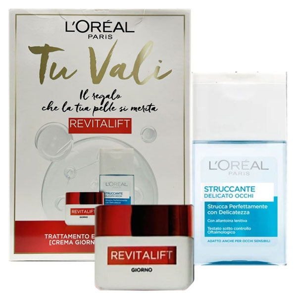 L'OREAL TU VALI COFANETTO REVITALIFT CREMA GIORNO ANTI RUGHE - Tre Pi Profumerie