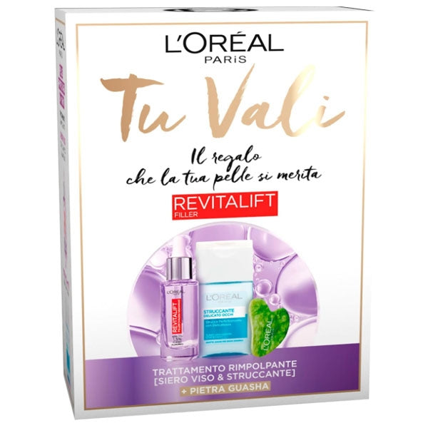 L'OREAL TU VALI COFANETTO REVITALIFT SIERO VISO ACIDO IALURONICO - Tre Pi Profumerie