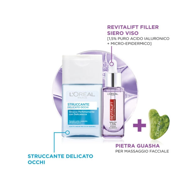 L'OREAL TU VALI COFANETTO REVITALIFT SIERO VISO ACIDO IALURONICO - Tre Pi Profumerie