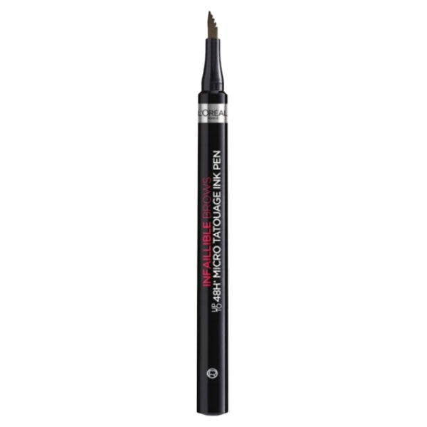 L'OREAL UNBELIEVA BROW MICRO TATOUAGE LINK PEN EBONY 1.0 - Tre Pi Profumerie