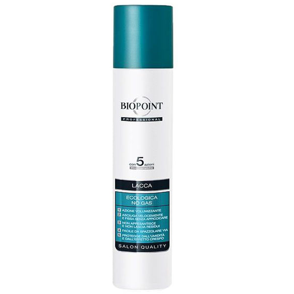 BIOPOINT LACCA CAPELLI ECOLOGICA NO GAS CON 5 AZIONI 300 ML - Tre Pi Profumerie