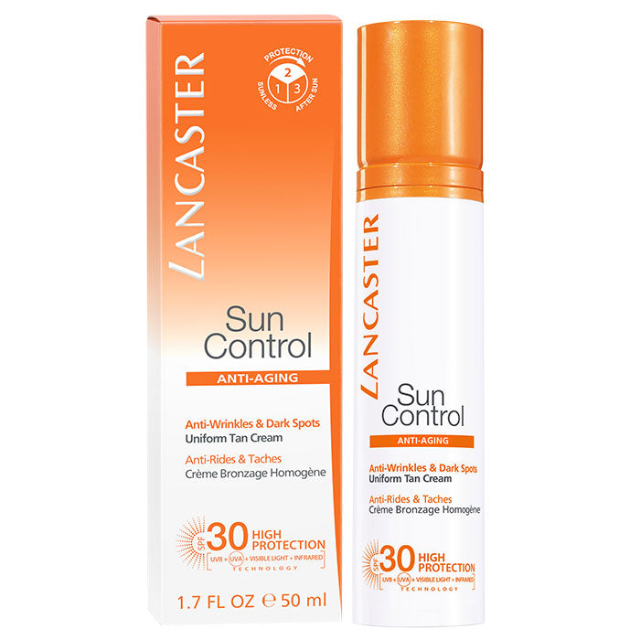 LANCASTER SUN CONTROL ANTI AGING ANTI WRINKLES SPF 30 50 ML - Tre Pi Profumerie