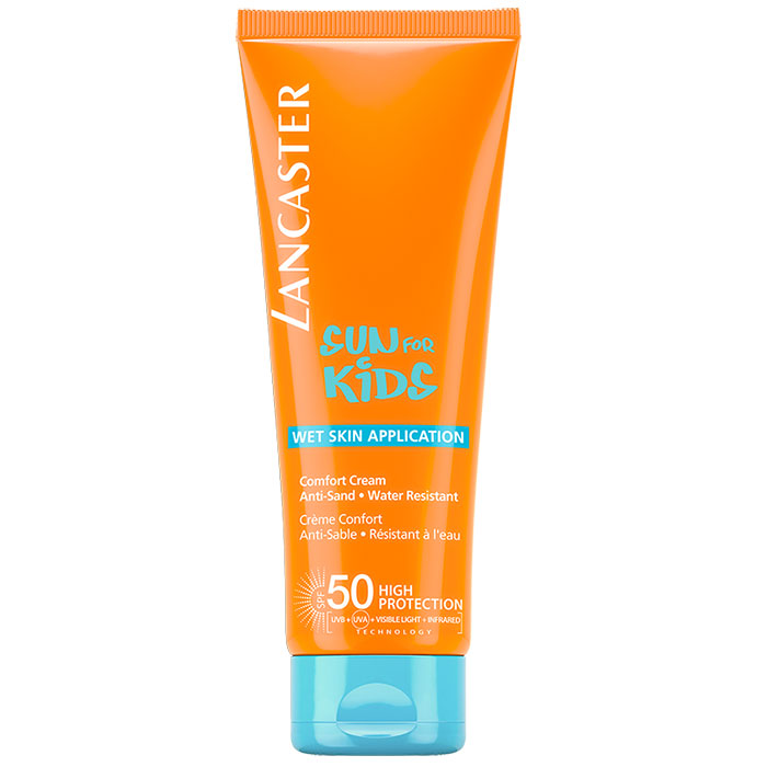 LANCASTER SUN FOR KIDS WET SKIN APPLICATION COMF CREAM SPF50 125 - Tre Pi Profumerie
