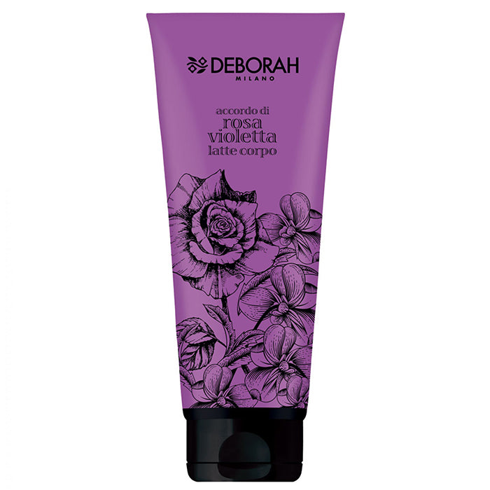 DEBORAH LATTE CORPO PROFUMATO ROSA VIOLETTA 250 ML - Tre Pi Profumerie