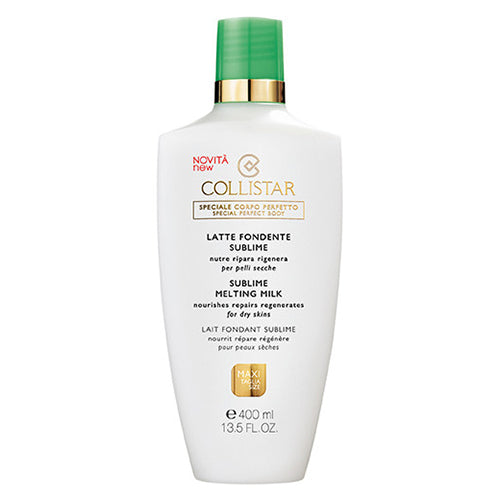 COLLISTAR LATTE FONDENTE SUBLIME NUTRE RIPARA PELLI SECCHE 400ML - Tre Pi Profumerie