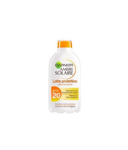 GARNIER AMBRE SOLAIRE LATTE IP20 200 ML - Tre Pi Profumerie