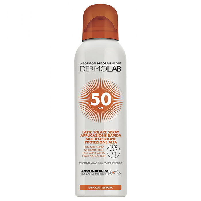 DERMOLAB LATTE SOLARE SPRAY PROTEZIONE ALTA SPF 50 150 ML - Tre Pi Profumerie