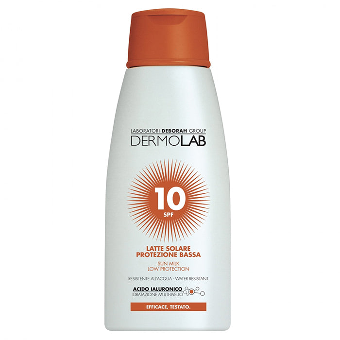 DERMOLAB LATTE SOLARE PROTEZIONE BASSA SPF 10 200 ML - Tre Pi Profumerie