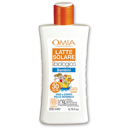 OMIA LATTE SOLARE BAMBINI SPF 30 200 ML - Tre Pi Profumerie
