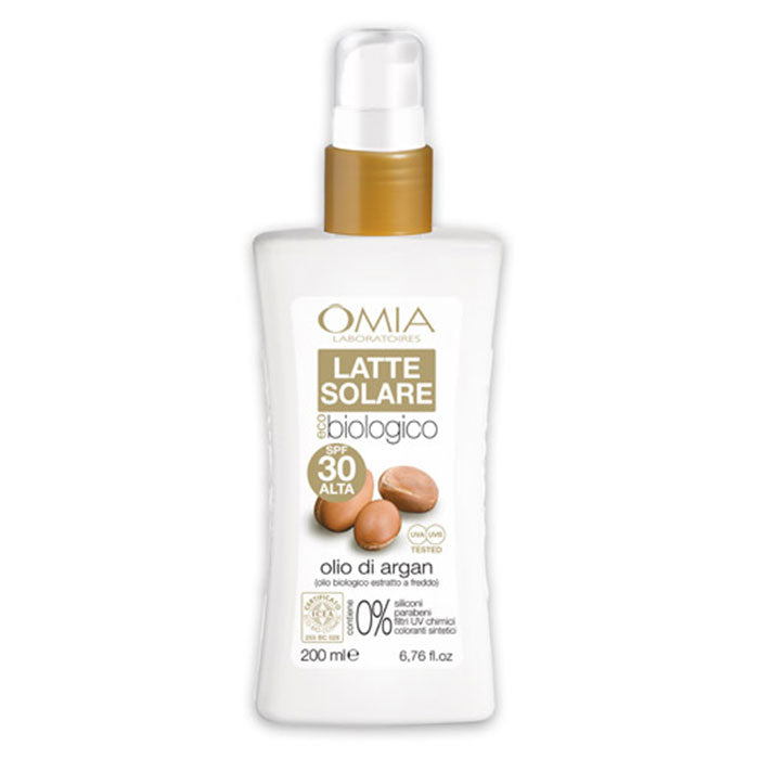 OMIA LATTE SOLARE ARGANSPF 30 200 ML - Tre Pi Profumerie