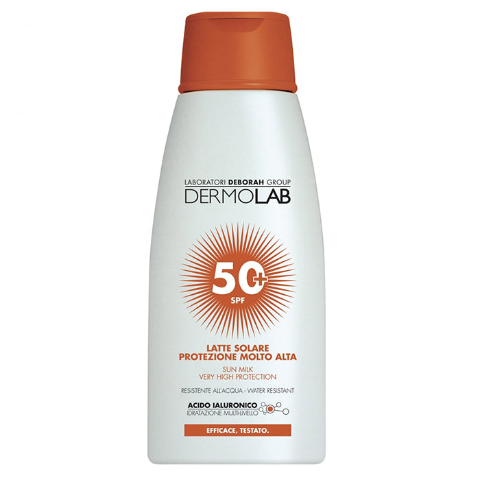 DERMOLAB LATTE SOLARE PROTEZIONE MOLTO ALTA SPF 50+ 200 ML - Tre Pi Profumerie