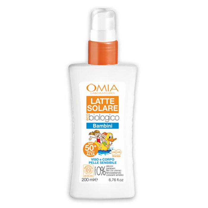 OMIA LATTE SOLARE BAMBINI SPF 50+ 200 ML - Tre Pi Profumerie