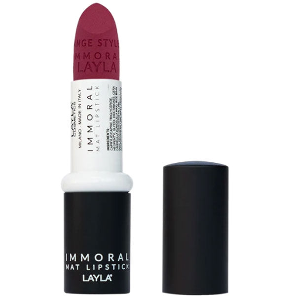 LAYLA IMMORAL MAT LIPSTICK ROSSETTO PELLEDOCA M24 - Tre Pi Profumerie