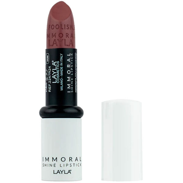LAYLA IMMORAL SHINE LIPSTICK ROSSETTO POOL NIGHT 07 - Tre Pi Profumerie