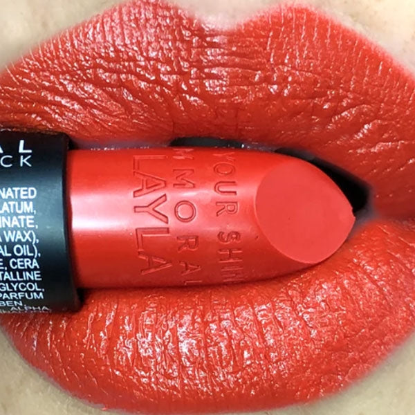 LAYLA IMMORAL SHINE LIPSTICK ROSSETTO BOSS BABE 25 - Tre Pi Profumerie