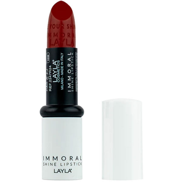 LAYLA IMMORAL SHINE LIPSTICK ROSSETTO DAMAGE ME 28 - Tre Pi Profumerie
