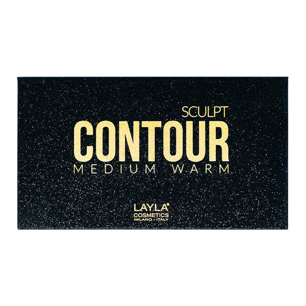 LAYLA SCULPT CONTOUR MEDIUM WARM PALETTE - Tre Pi Profumerie