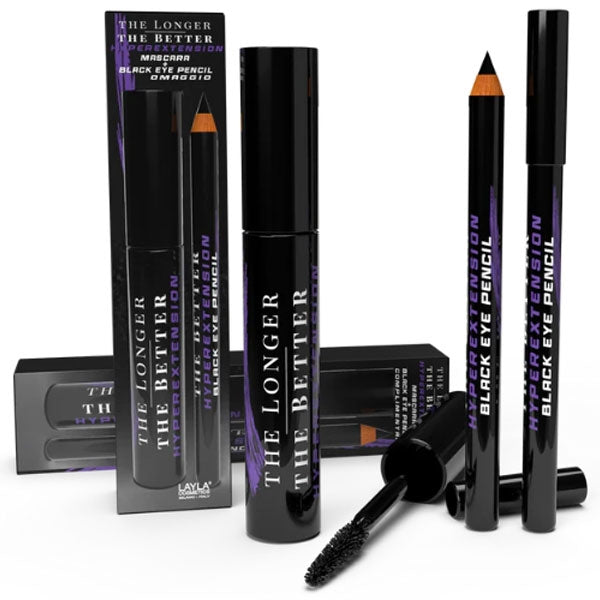 LAYLA THE LONGER THE BETTER HYPER EXTENSION MASCARA + MATITA - Tre Pi Profumerie