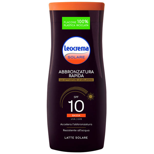 LEOCREMA SOLARE LATTE ABBRONZANTE SFP10 200 ML - Tre Pi Profumerie