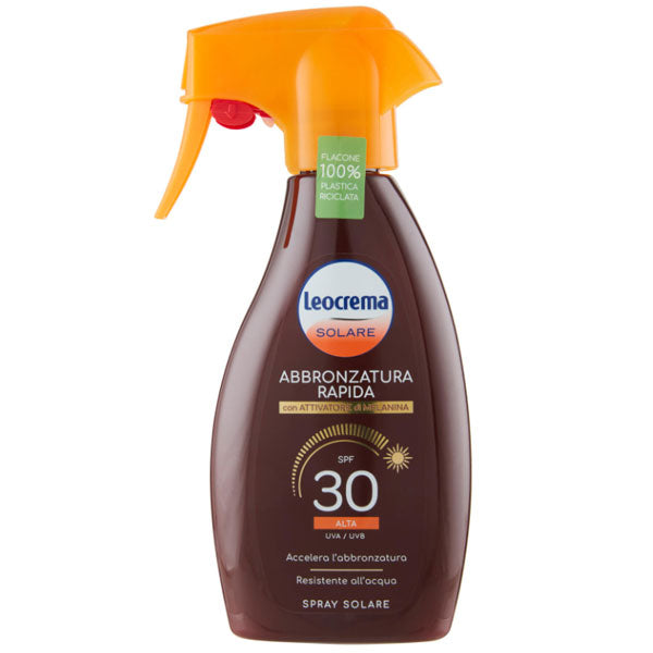 LEOCREMA SOLARE LATTE ABBRONZANTE SPRAY SPF30 250 ML - Tre Pi Profumerie