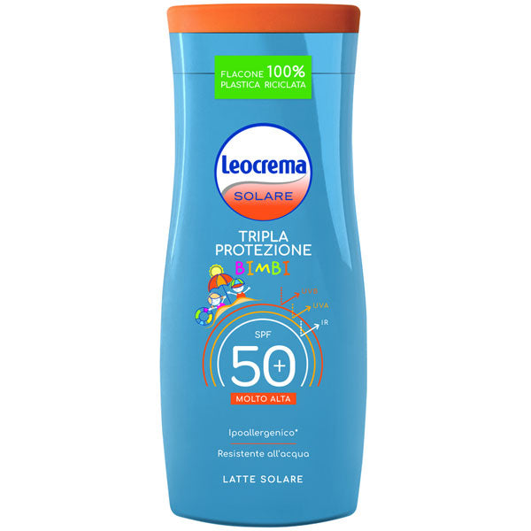 LEOCREMA SOLARE LATTE SOLARE BIMBI SFP50+ 200 ML - Tre Pi Profumerie