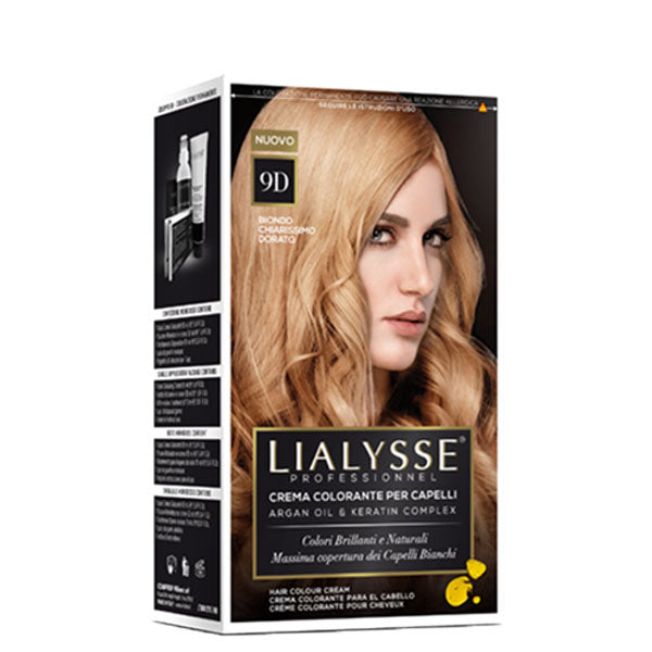 LIALYSSE CREMA COLORANTE BIONDO CHIARISSIMO DORATO 9D - Tre Pi Profumerie
