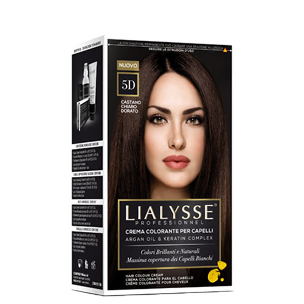 LIALYSSE CREMA COLORANTE CASTANO CHIARO DORATO 5D - Tre Pi Profumerie