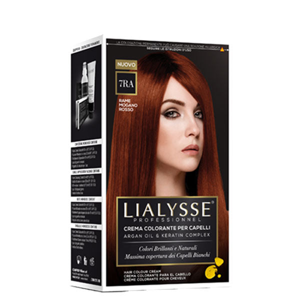 LIALYSSE CREMA COLORANTE RAME MOGANO ROSSO 7RA - Tre Pi Profumerie