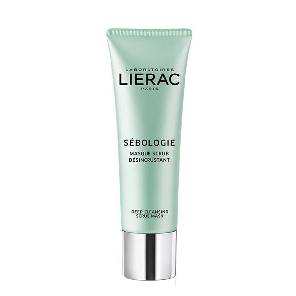LIERAC SEBOLOGIE MASCHERA SCRUB SEBOREGOLATORE VISO 50 ML - Tre Pi Profumerie