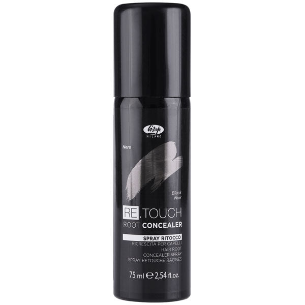 LISAP RE-TOUCH SPRAY RITOCCO CAPELLI NERO 75 ML - Tre Pi Profumerie