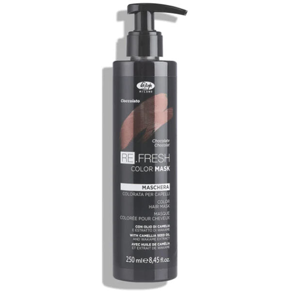 LISAP REFRESH MASCHERA COLORATA CAPELLI CIOCCOLATO 250 ML - Tre Pi Profumerie