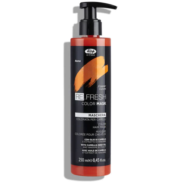 LISAP REFRESH MASCHERA COLORATA CAPELLI RAME COPPER 250 ML - Tre Pi Profumerie