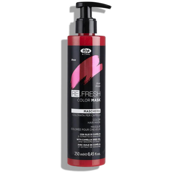 LISAP REFRESH MASCHERA COLORATA CAPELLI ROSA 250 ML - Tre Pi Profumerie