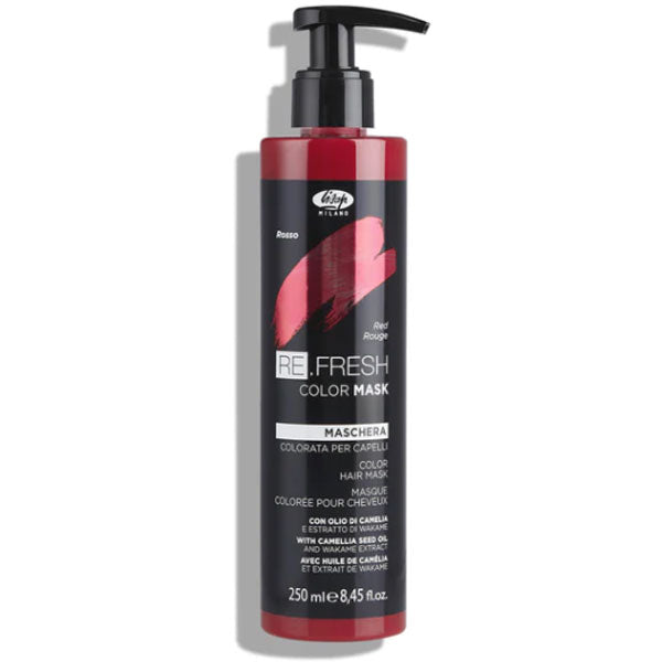 LISAP REFRESH MASCHERA COLORATA CAPELLI ROSSO RED 250 ML - Tre Pi Profumerie