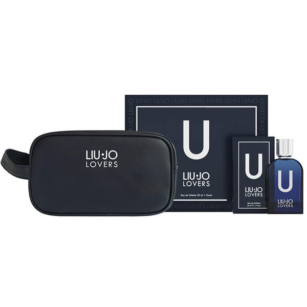 LIU JO LOVERS COFANETTOUOMO EAU DE TOILETTE 50 ML + POCHETTE - Tre Pi Profumerie