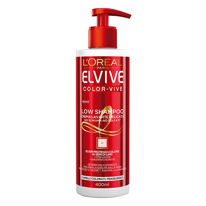 L'OREAL ELVIVE OLIO STRAORDINARIO LOW SHAMPOO CAPELLI COL 400 ML - Tre Pi Profumerie