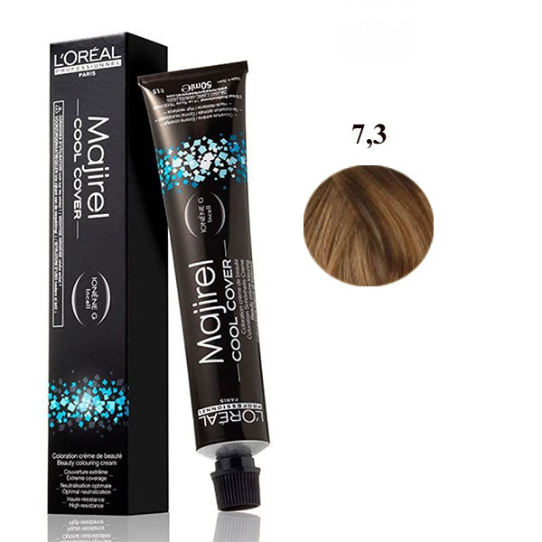 L'OREAL PROFESSIONNEL MAJIREL COOL COVER BIONDO BEIGE DORATO 7.3 - Tre Pi Profumerie